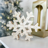 Gold Flecked Snowflake
