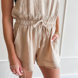 Sandy Toes Tie-Strap Romper