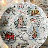 Whimsical Holiday Plates