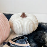 Ceramic Knit Pumpkin
