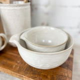 Fancy White Pour Bowls