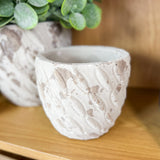 Distressed Textured Planters