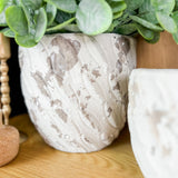Distressed Textured Planters