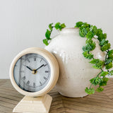 Metal Clock On Stand