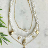 Layered Pearl Necklace