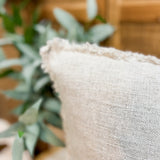 Beige Linen Mix Pillow