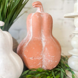 10.5” Orange Terracotta Gourd