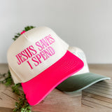 Jesus Saves, I Spend Hat