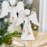 Wood Enamelware Angel