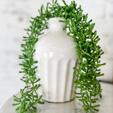 Vertical Thumb Lined Vase