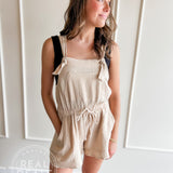 Sandy Toes Tie-Strap Romper