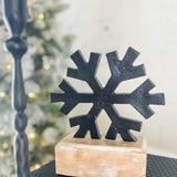 Black Cutout Snowflake