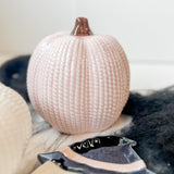 Ceramic Knit Pumpkin