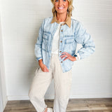 Sand Stripe Barrel Pants