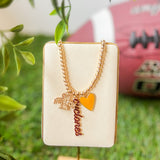 Iowa State Necklace