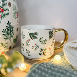 Holiday Greenery Coffee Mug