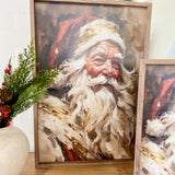 Santa In Red With Gold - 16x24
