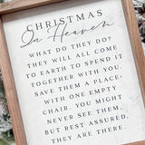 Christmas In Heaven White - 8x10