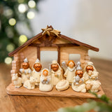 12 pc Kids Nativity - mini
