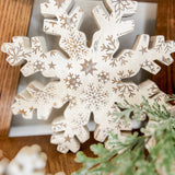 Snowflake Engraved Snowflake Block