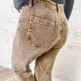 High Rise Crop Corduroy