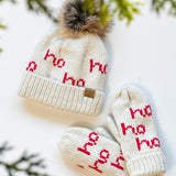 Red Ho Ho Ho Pom Hat