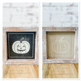 5” Reversible Pumpkin Sign