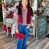 Mulberry Sherpa-Lined Corduroy Vest