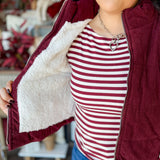 Mulberry Sherpa-Lined Corduroy Vest