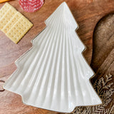 White Ceramic Tree Plate
