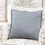 Navy Cotton Pillow
