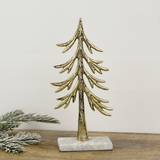 10" Metal Tree On Base