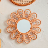 Flower Woven Mirror