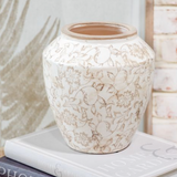Beige Heirloom Wide Vase