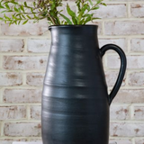 Black Pitcher Vase