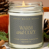 Warm And Cozy 9oz Candle