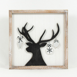 11" Reversible Deer/Home Sign