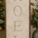 12x36" Vintage Noel