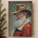 16x24" Cowboy Claus Portrait