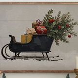 16x10" Black Sleigh
