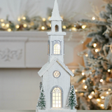 24" LED Holiday Church