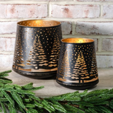 Tin Tree Lanterns, 2 Sizes