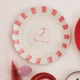 10" 'Deck the Halls' Stoneware Plate