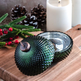 4" Green Diamond Ornament Jar