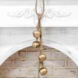 24" Antique Bell With Jute Hanger