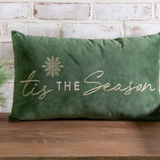 12x20" Velvet Tis Season Pillow