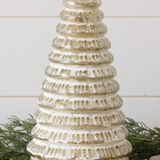 13" Frosted Mercury Glass Tree