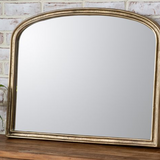 29 x23" Brass Top Curve Mirror
