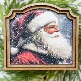 9 x 10" Provincial Antique Santa Framed Art