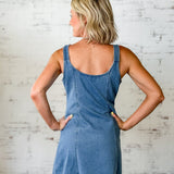 Zip It Up Denim Dress
